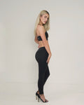 Tummy Control Invisible Scrunch Leggings | Black