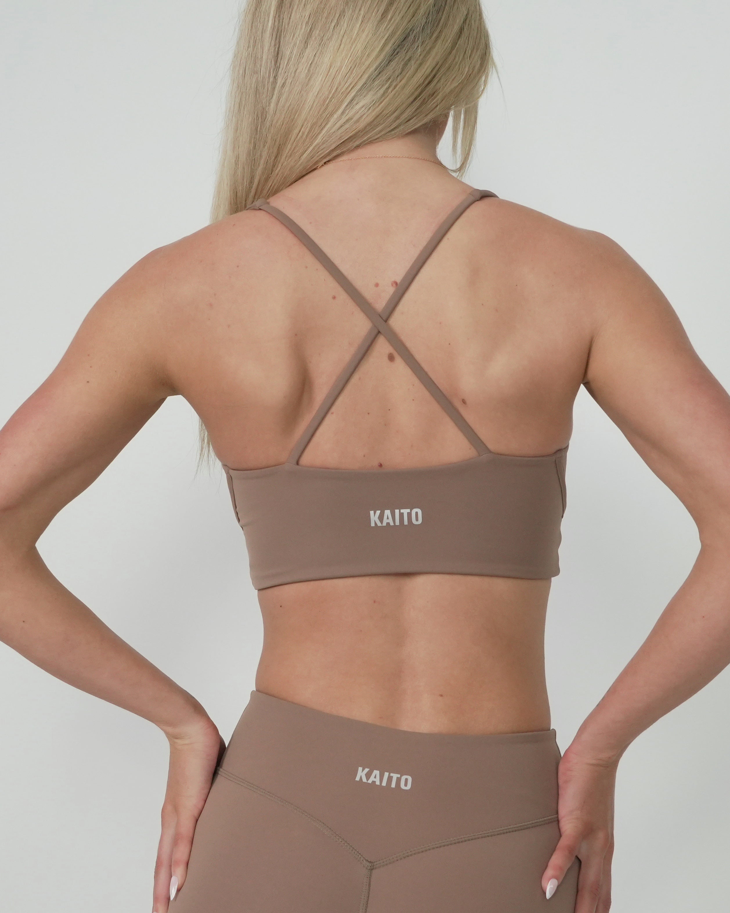 Crossback Crop | Latte