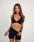 Sculpt Lift V Crop | Black