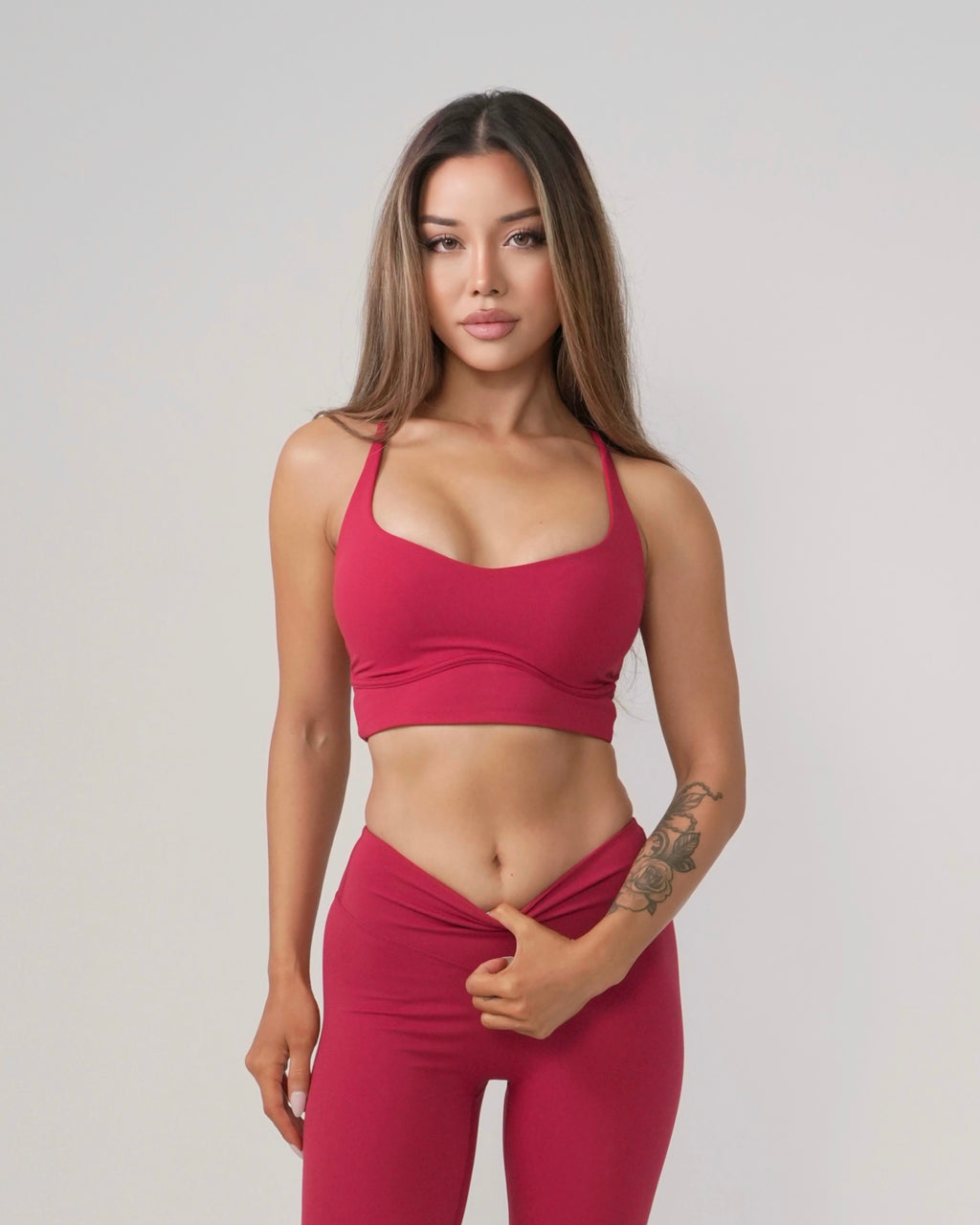 Crossback Crop | Raspberry