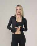 Sculpt Zip Jacket | Black