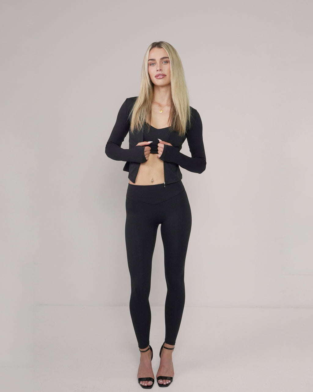 Sculpt Zip Jacket | Black