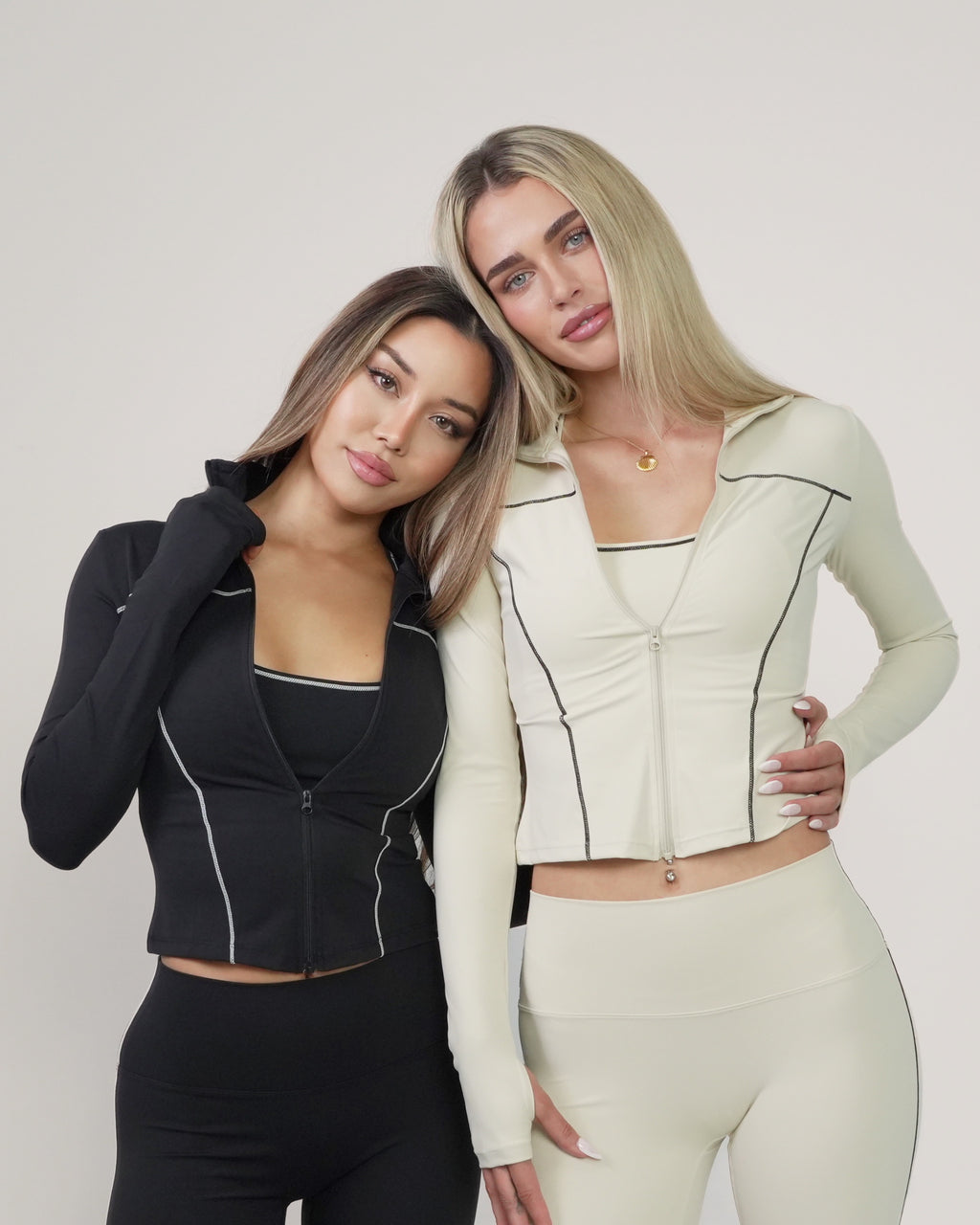 Stitch Contour Jacket | Custard