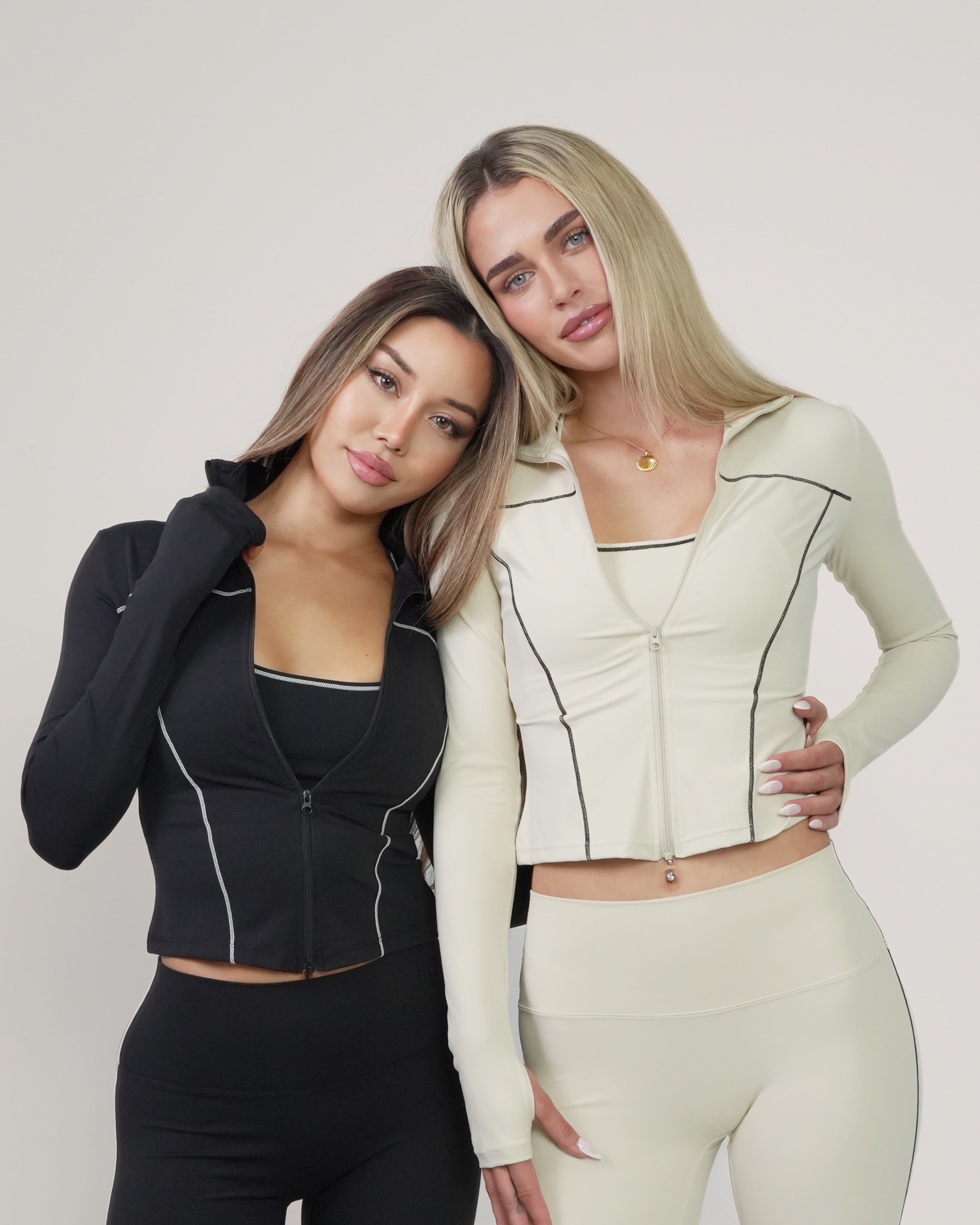 Stitch Contour Jacket | Custard