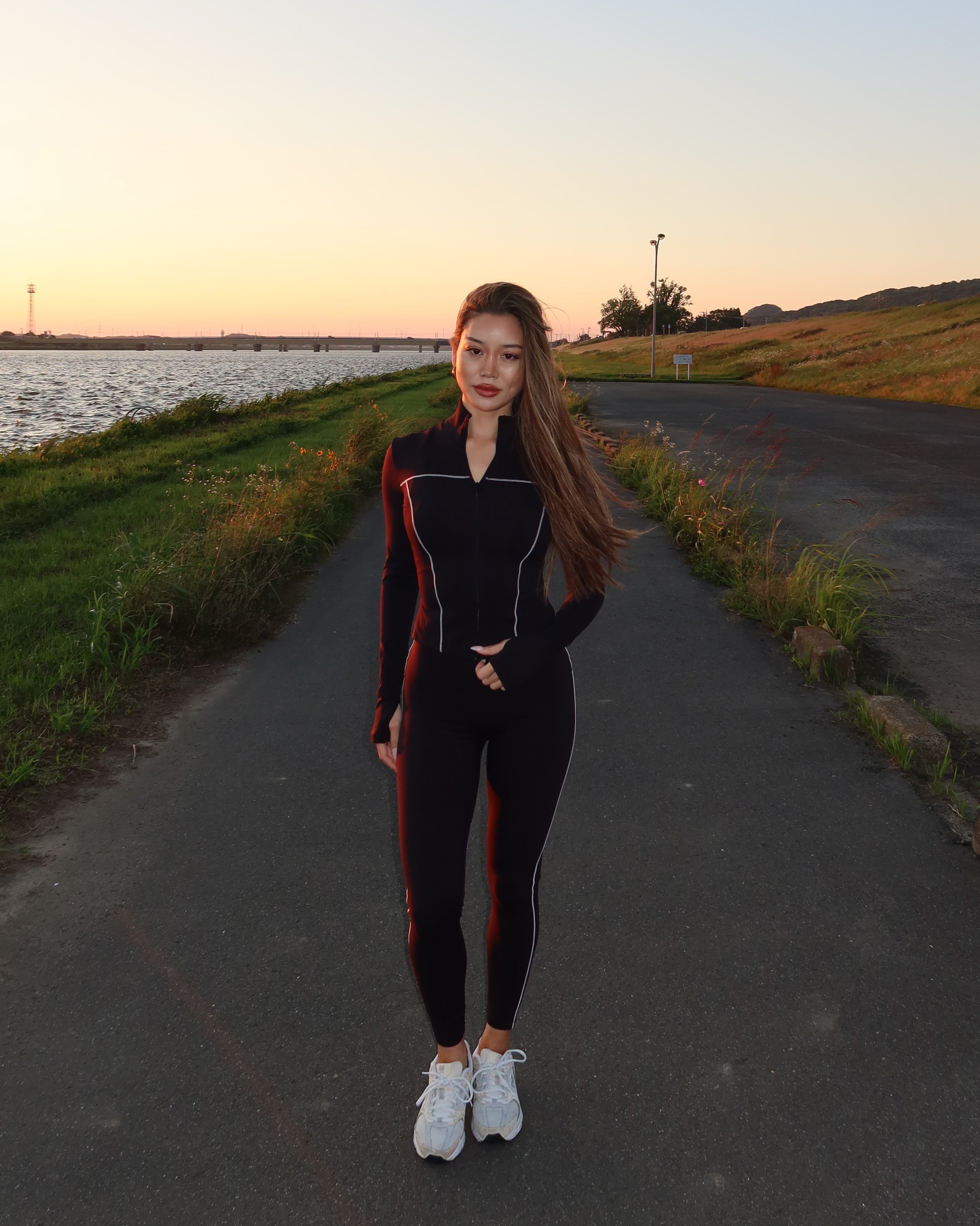 Stitch Contour Jacket | Black