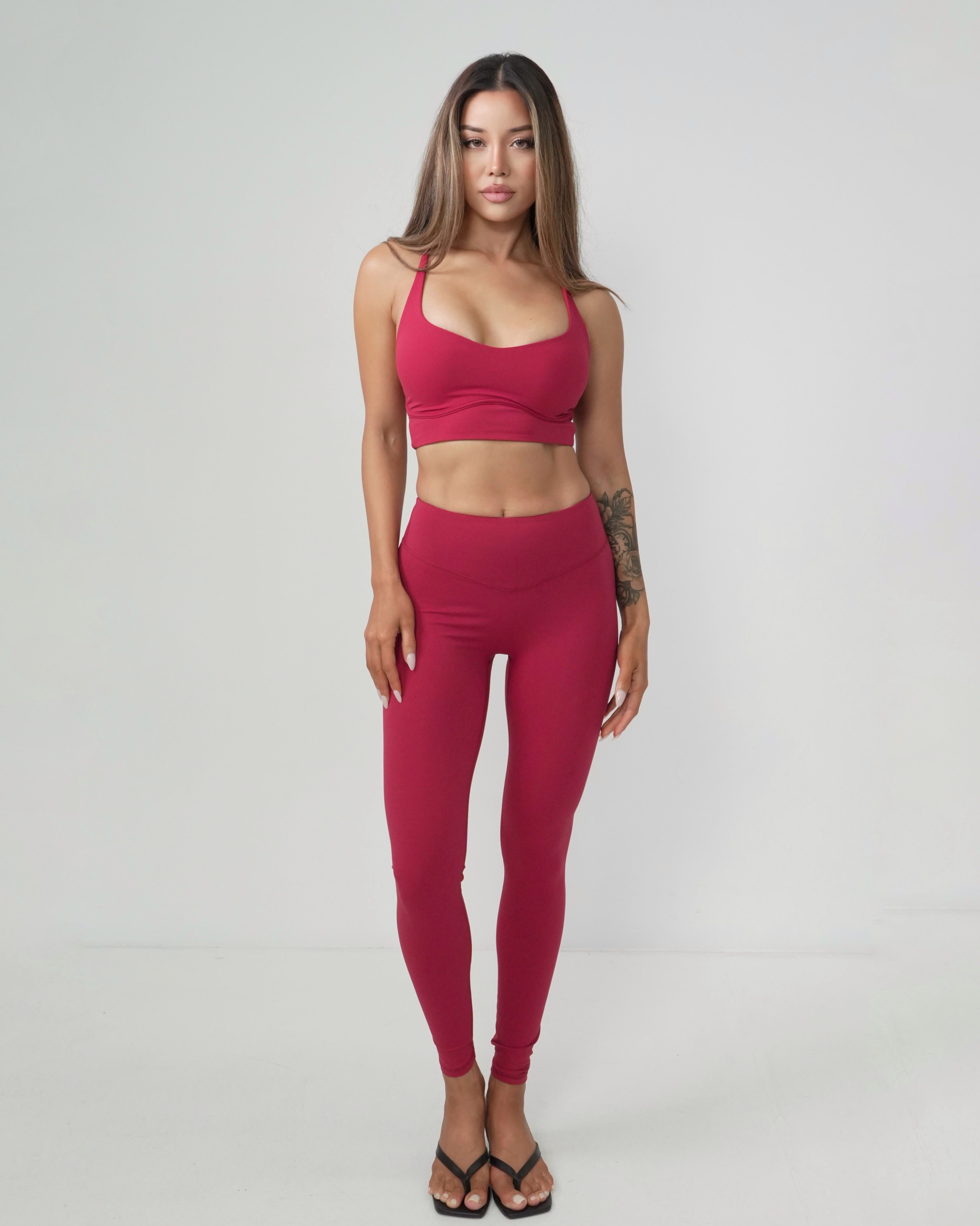 Crossback Crop | Raspberry